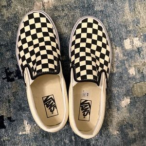 Vans Checkerboard slip ons